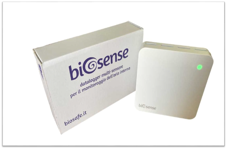 Biosense datalogger multi-sensore per il monitoraggio dell'aria interna